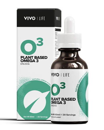 Wegańskie OMEGA 3 (DHA/EPA) Vivo Life o smaku cytrynowym - 60 porcji/30 porcji (60 ml)
